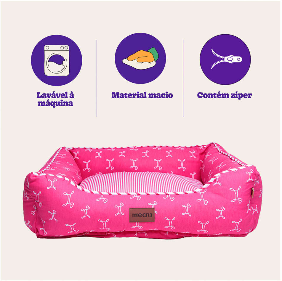 Cama Meau Munique Pink - Tam. G