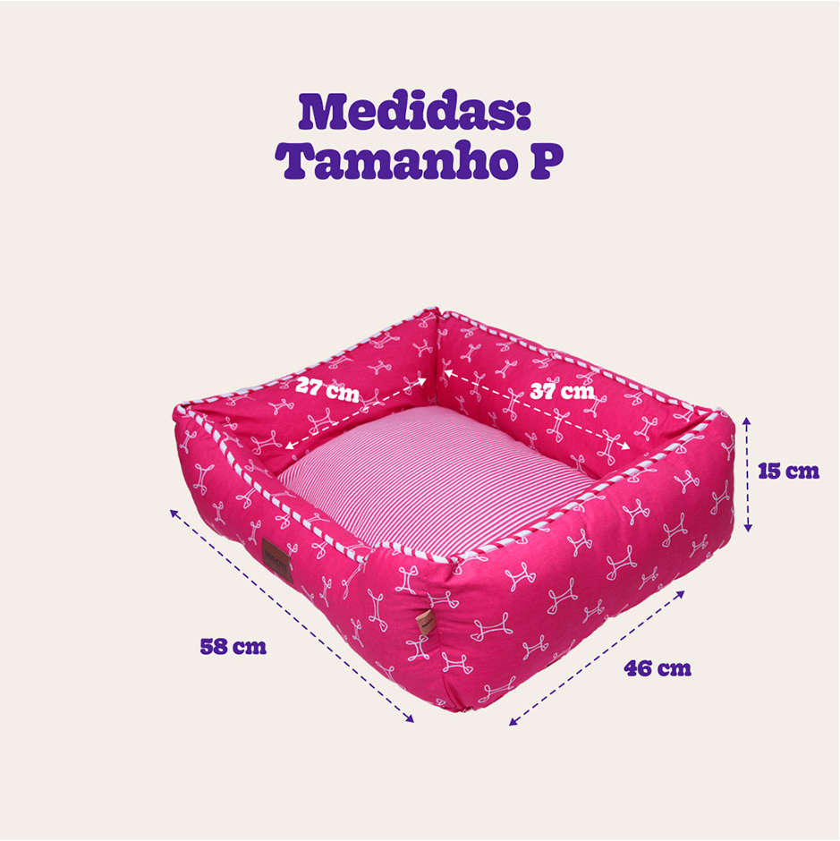 Cama Meau Munique Pink - Tam. P