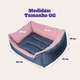 Cama Meau Quatro Estações Rosa - Tam GG