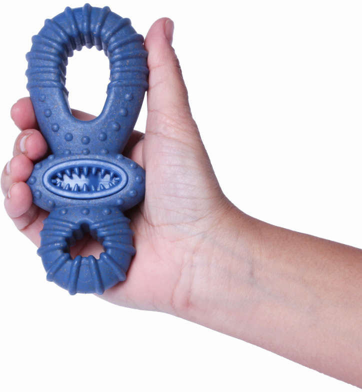 Mordedor Kroco Recheável Wood Azul para Cães - Tam. Único