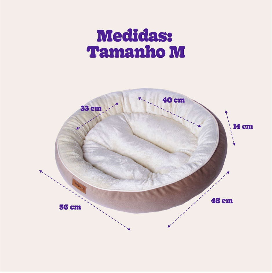 Cama Meau Viena Bege - Tam M