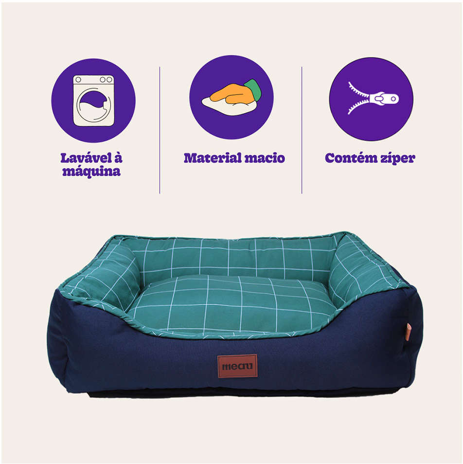 Cama Meau Exclusive Verde - Tam. G