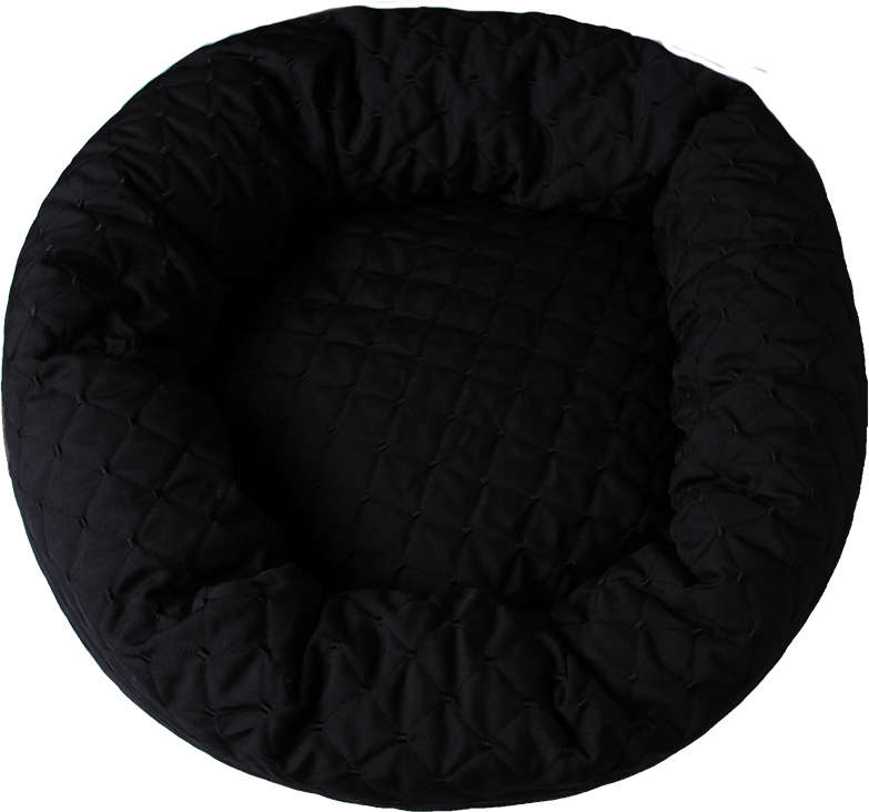 Cama Fábrica Pet Boia Matelasse Preta - Tam. M