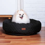 Cama Fábrica Pet Boia Matelasse Preta - Tam. G