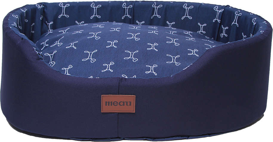 Cama Meau Europa Paris Azul Marinho - Tam. EXG