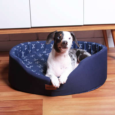 Cama Meau Europa Paris Azul Marinho