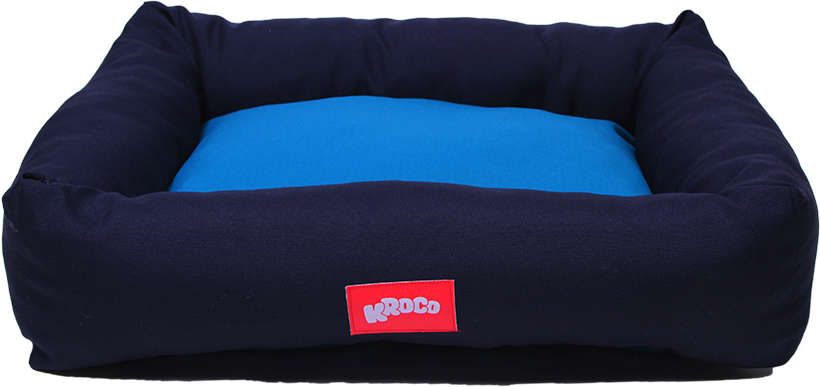 Cama Kroco Retangular Azul - Tam. P