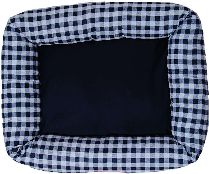 Cama Kroco Flex Xadrez Azul Marinho - Tam. GG
