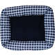 Cama Kroco Flex Xadrez Azul Marinho