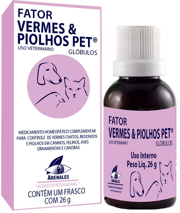 Sistema de Terapia Arenales Fator Vermes Pet - 26 g