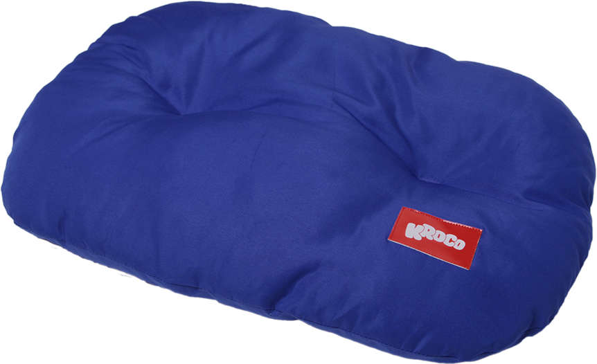 Almofada Kroco Retangular Lisa Microfibra Azul - Tam. 08