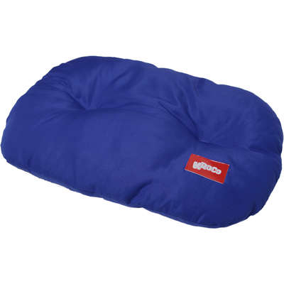 Almofada Kroco Retangular Lisa Microfibra Azul