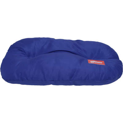 Almofada Kroco Retangular Lisa Microfibra Azul