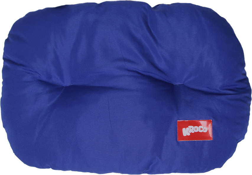 Almofada Kroco Retangular Lisa Microfibra Azul - Tam. 08