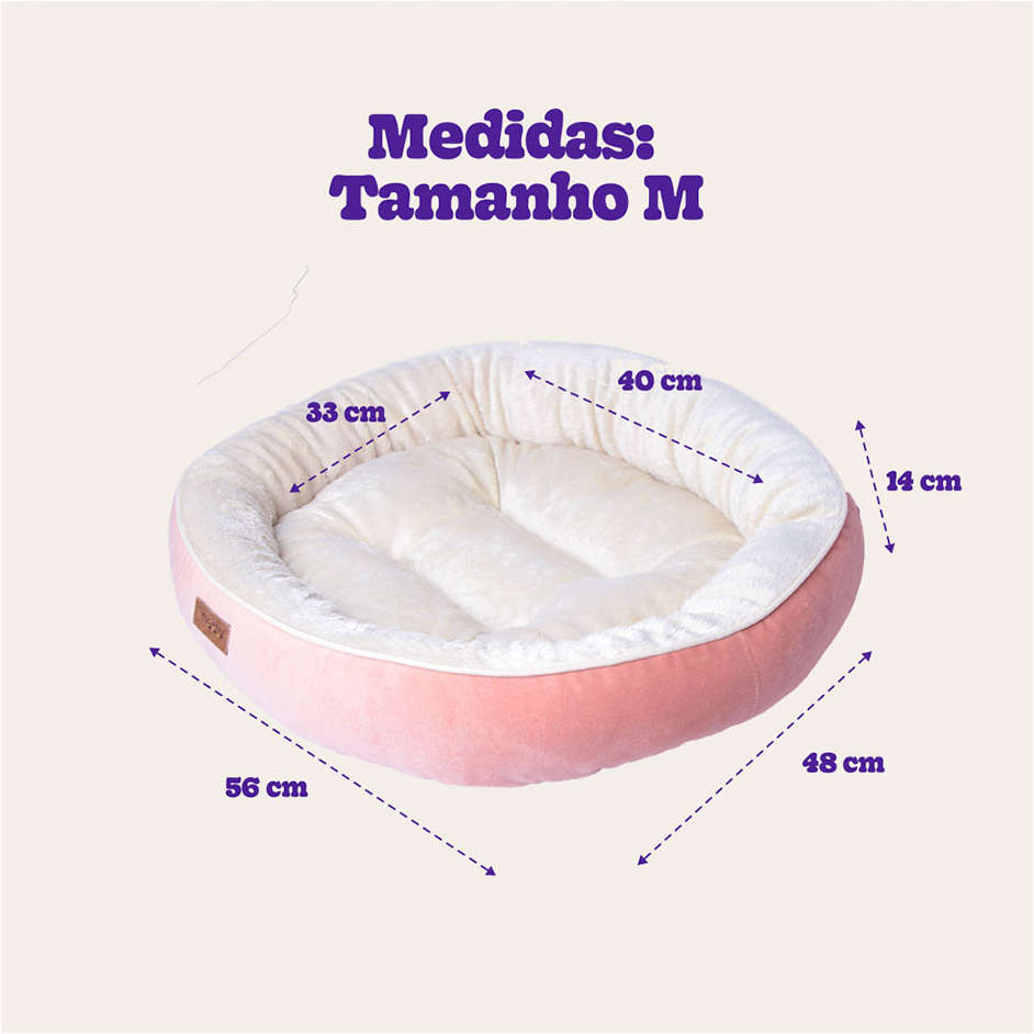 Cama Meau Viena Rosa - Tam M