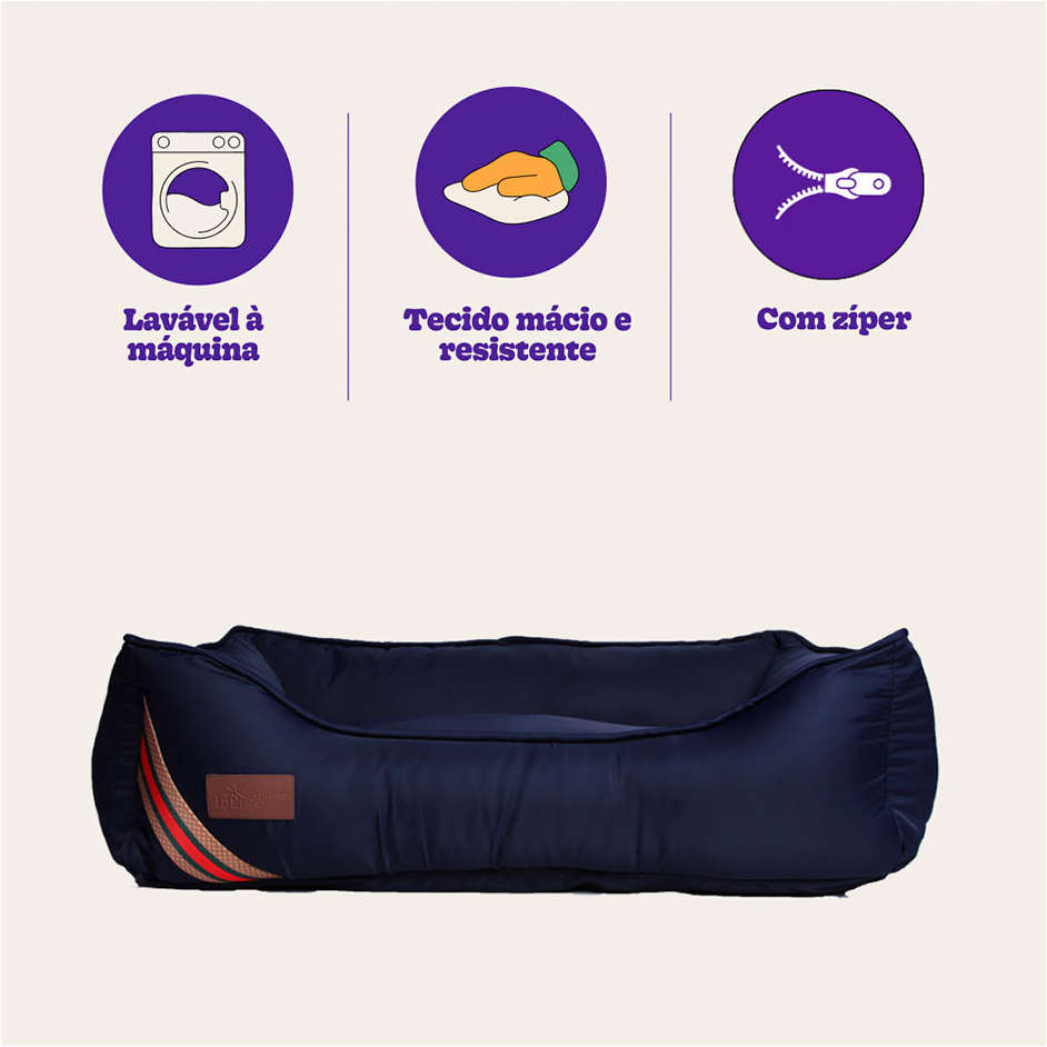 Cama Fábrica Pet D Acqua Azul - Tam. P