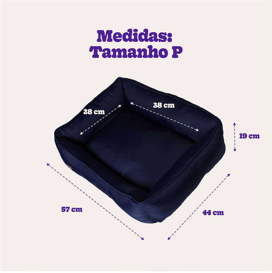 Cama Fábrica Pet D Acqua Azul - Tam. P