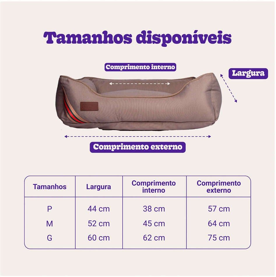 Cama Fábrica Pet D Acqua Caqui - Tam. P
