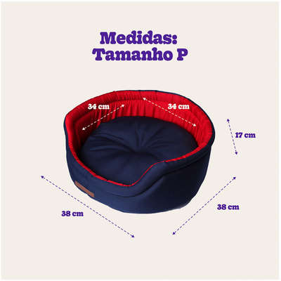 Cama Fábrica Pet Dog Cat Azul