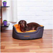 Cama Fábrica Pet Dog Cat Cinza - Tam. M
