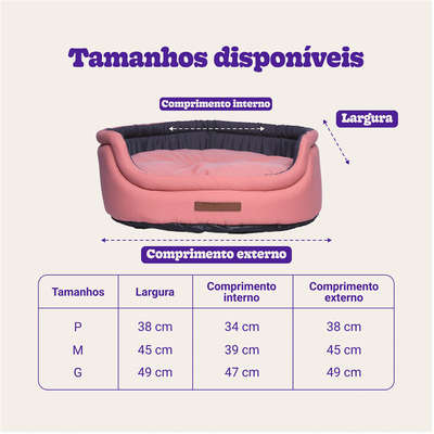 Cama Fábrica Pet Dog Cat Rose