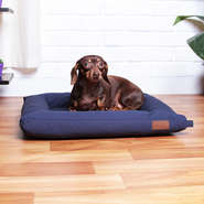 Cama Fábrica Pet Flat Azul - Tam. M