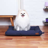 Cama Fábrica Pet Flat Azul - Tam. G