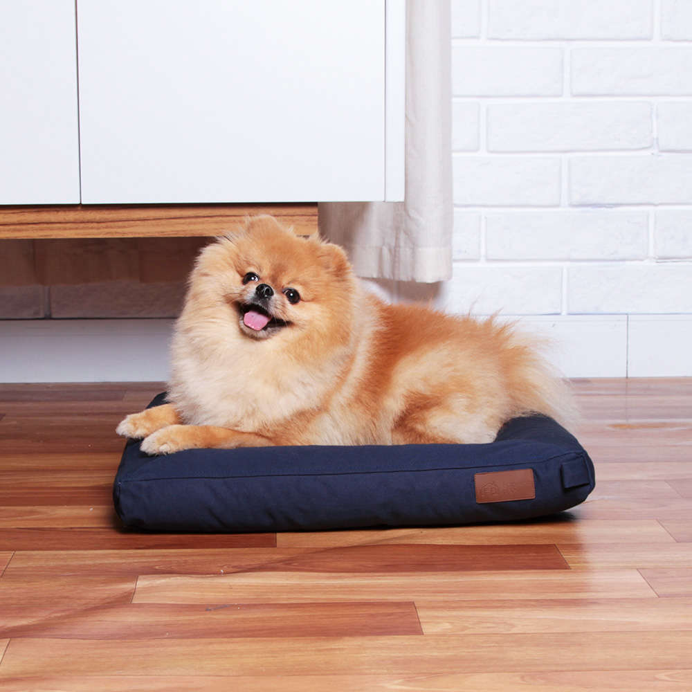 Cama Fábrica Pet Flat Azul - Tam. P