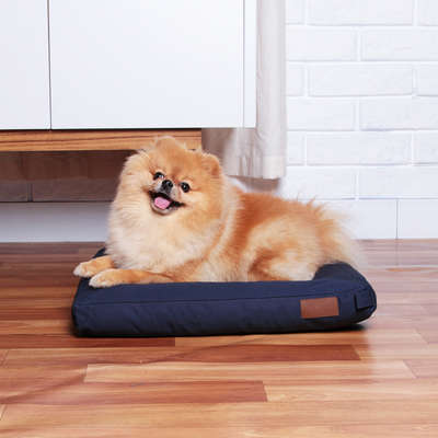 Cama Fábrica Pet Flat Azul - Tam. P