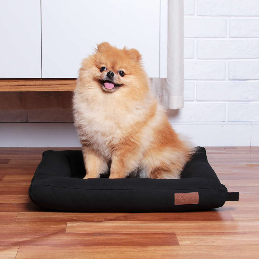 Cama Fábrica Pet Flat Preto - Tam. P