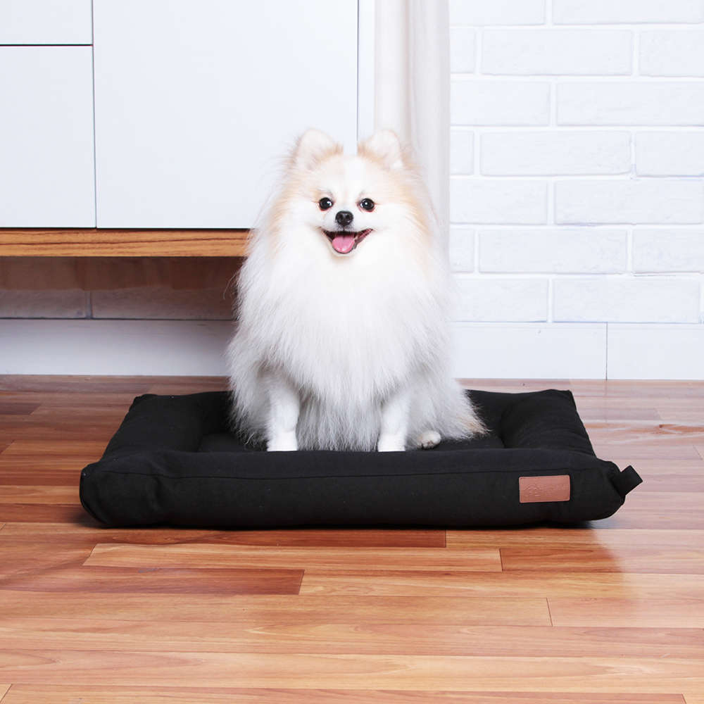 Cama Fábrica Pet Flat Preto - Tam. G