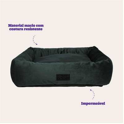 Cama Fábrica Pet Macia Persa Militar
