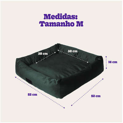 Cama Fábrica Pet Macia Persa Militar