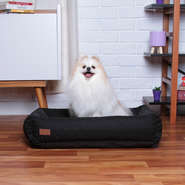 Cama Retangular Fábrica Pet Matelasse Preto - Tam. G