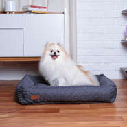 Cama Retangular Fábrica Pet Matelasse Cinza - Tam. G