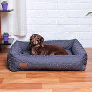 Cama Retangular Fábrica Pet Matelasse Cinza - Tam. M