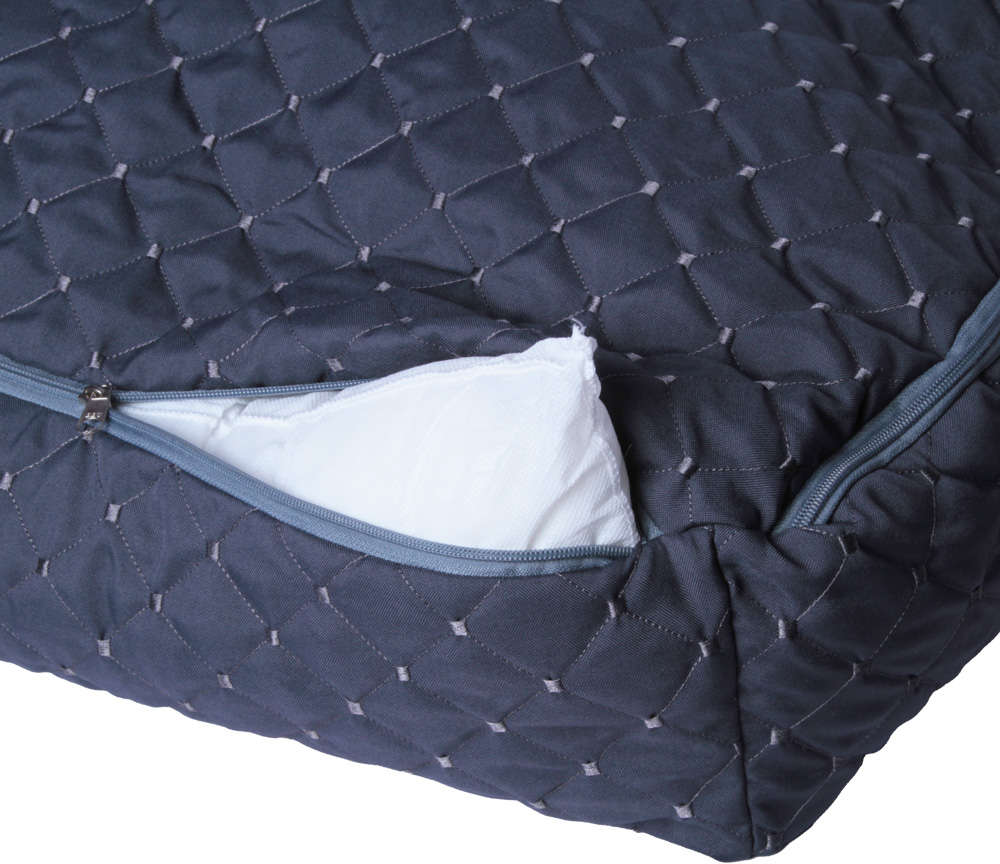 Cama Retangular Fábrica Pet Matelasse Cinza - Tam. M