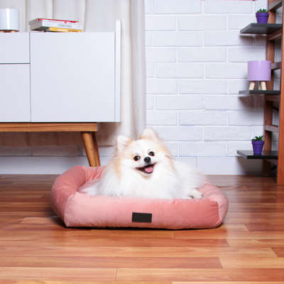 Cama Fábrica Pet Macia Persa Rose - Tam. G