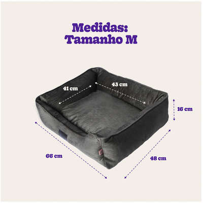 Cama Fábrica Pet Macia Arak Verde - Tam. M