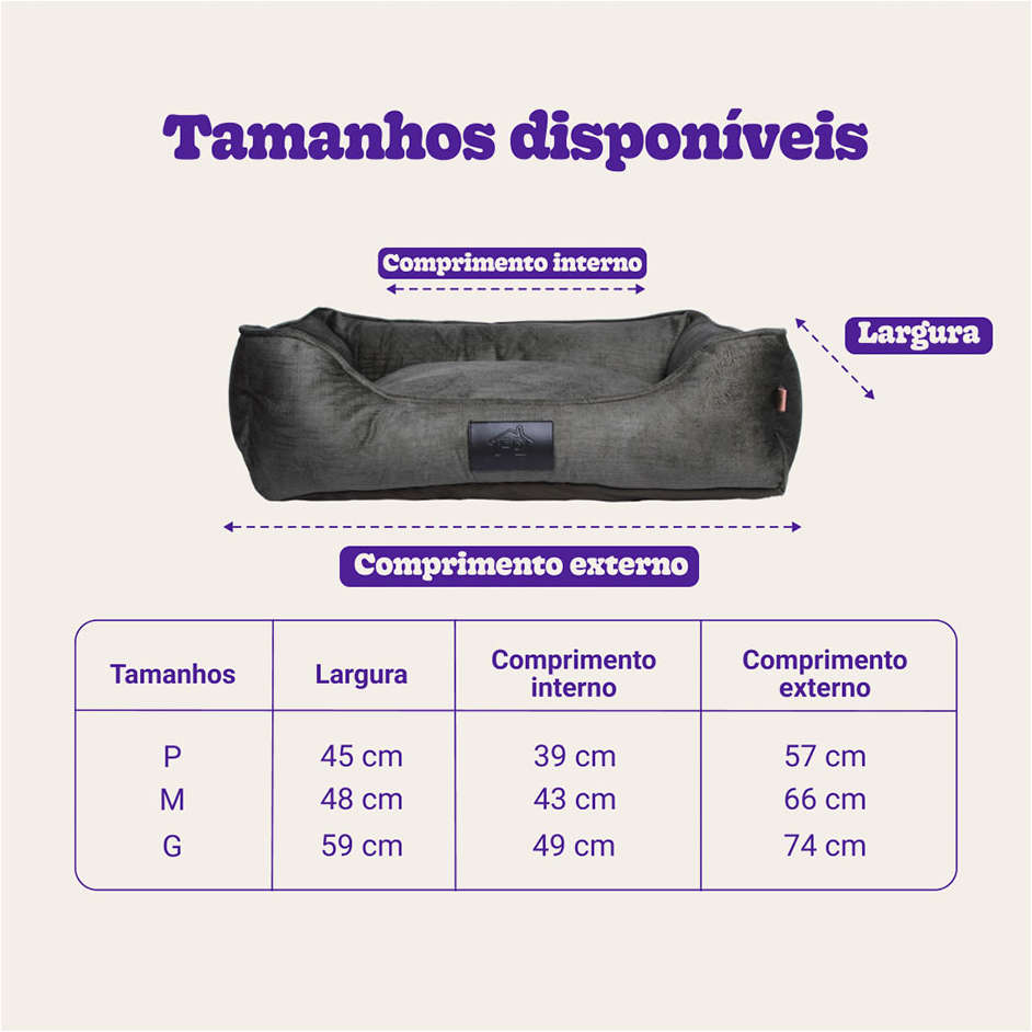 Cama Fábrica Pet Macia Arak Verde - Tam. P