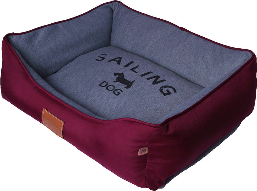 Cama Fábrica Pet London Vinho - Tam. G