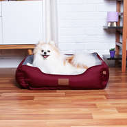 Cama Fábrica Pet London Vinho - Tam. G