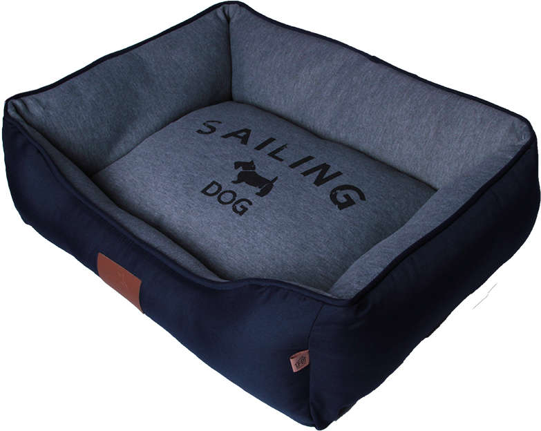Cama Fábrica Pet London Azul - Tam. P