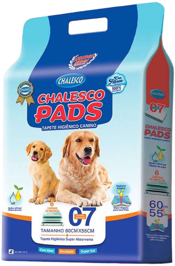 Tapete Higiênico Chalesco Pads - 7 Unida