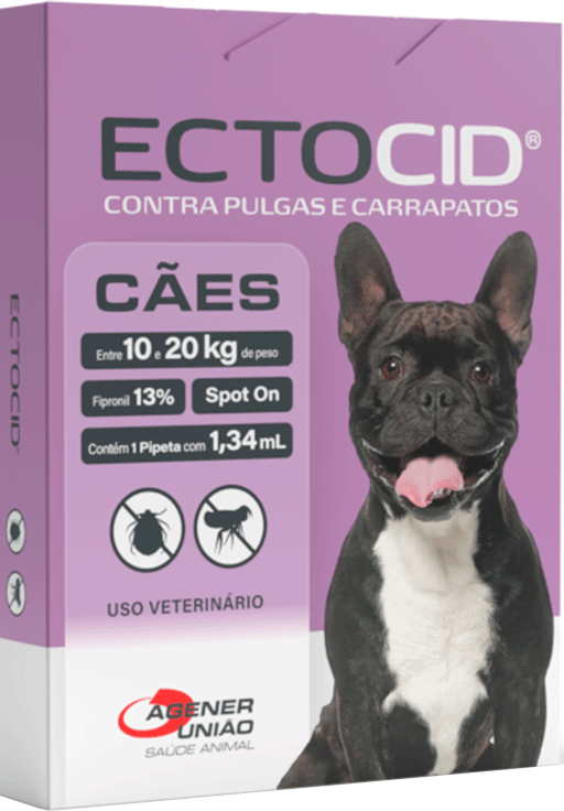 Antipulgas Agener Ectocid para Cães de 10 a 20Kg - 1 Pipeta