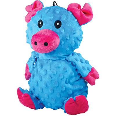 Brinquedo Mordedor Pelúcia Big Scam Porco Azul