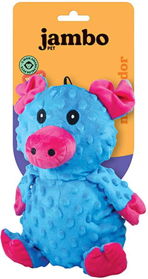Brinquedo Pelúcia Small Scam Porco Azul - Tam. Único