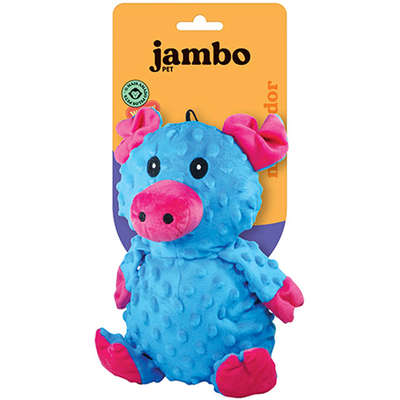 Brinquedo Pelúcia Small Scam Porco Azul