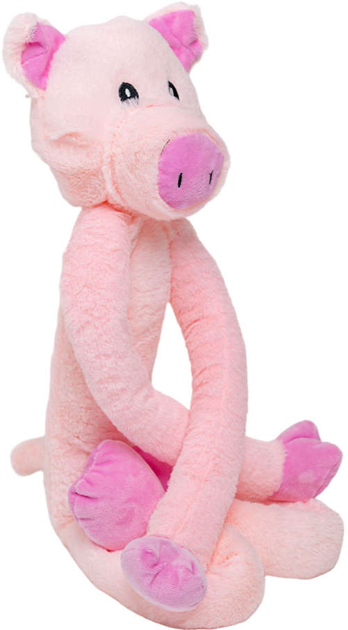 Brinquedo Mordedor Pelúcia Longleg Porco - Tam. Único