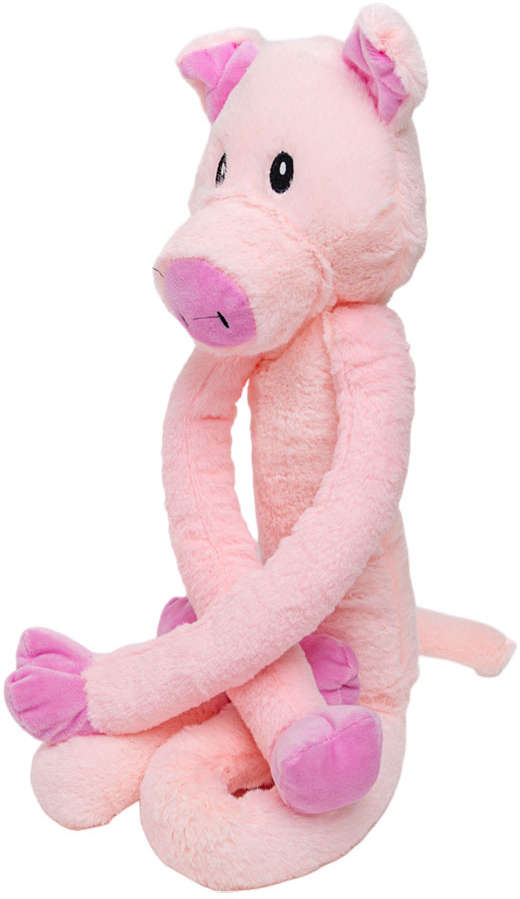 Brinquedo Mordedor Pelúcia Longleg Porco - Tam. Único